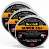 3M Electrical Tape Black PVC Weather Resistant Insulation-0