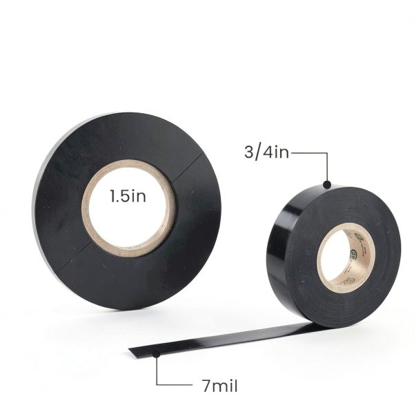 Lichamp Vinyl Electrical Tape 10 Rolls Industrial Grade-1