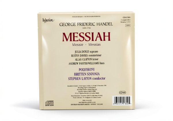 Hyperion English Oratorio CD 2 Disc Set 2009 Release-1