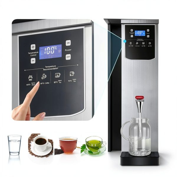 CAZACHEF Commercial Hot Water Dispenser Stainless Steel Boil-3