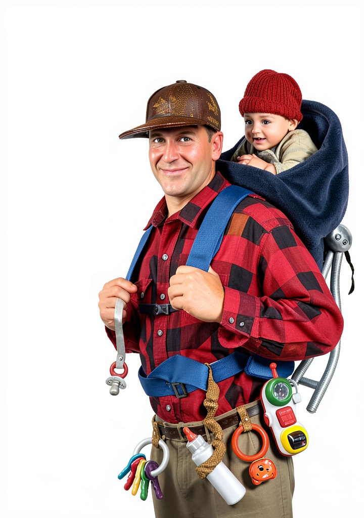 Kindle book cover showing parenting and fatherhood themes
