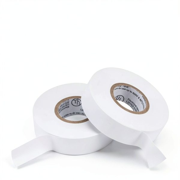 Lichamp White Vinyl Electrical Tape 10 Rolls Industrial-3