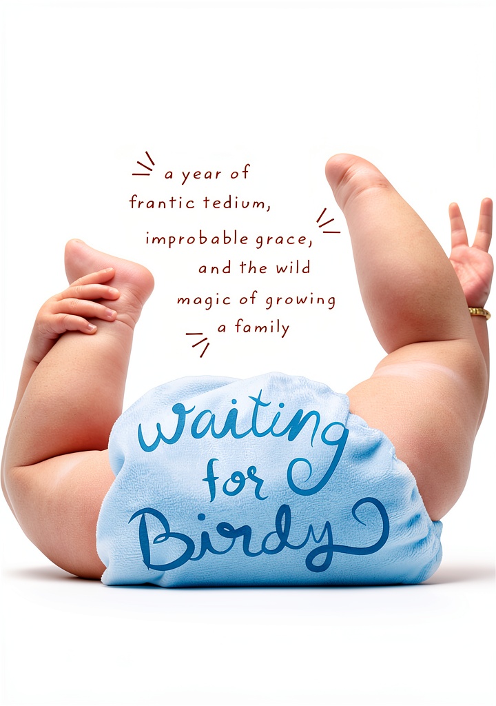 Humorous parenting eBook cover on a Kindle device
