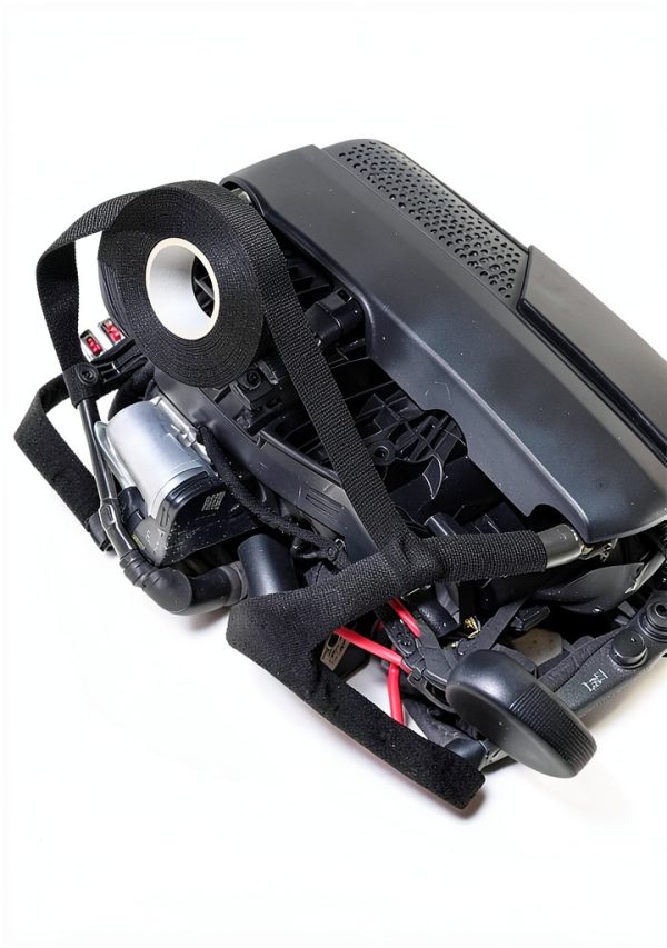 RED WOLF Electrical Tape Black Acrylic Polyester Waterproof-5