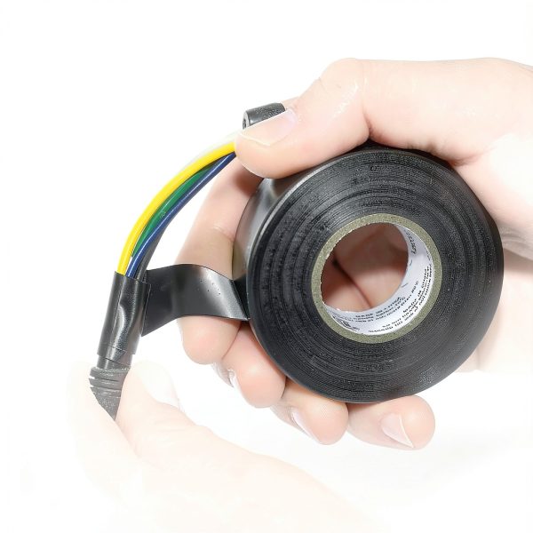 Duck Electrical Tape Black Vinyl Weather Resistant 3 Pack-3
