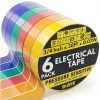 D-NYX Electrical Tape 6 Color Set Strong Adhesion Heat-7
