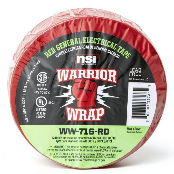 NSI Electrical Tape Weather Resistant Flame Retardant-2