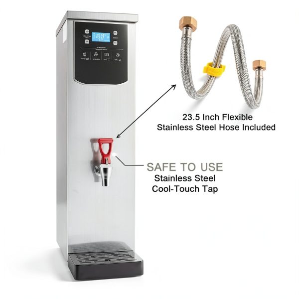 CAZACHEF Commercial Hot Water Dispenser Stainless Steel Boil-5