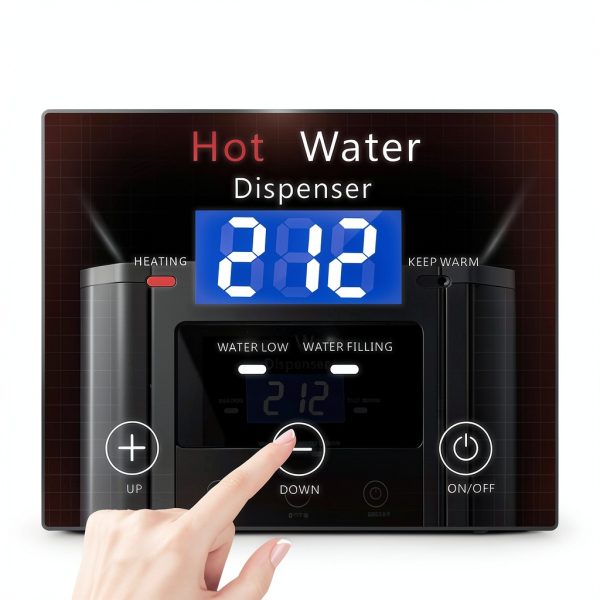 WantJoin Hot Water Dispenser Silver 10L Boiler with LED Display-1