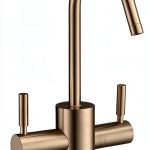 Alfi Trade Hot Water Faucet – Antique Brass Gooseneck Swivel-0