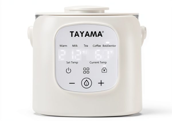 Hot Water Dispenser TAYAMA DWG-200W White 2L Borosilicate Glass-1