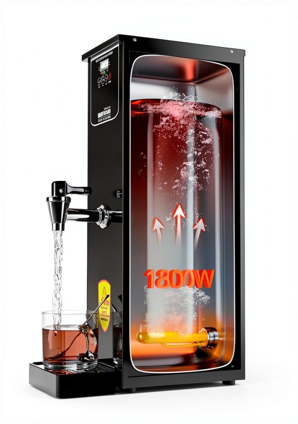Commercial Hot Water Dispenser WantJoin Black 15.9 Quarts Digital-1