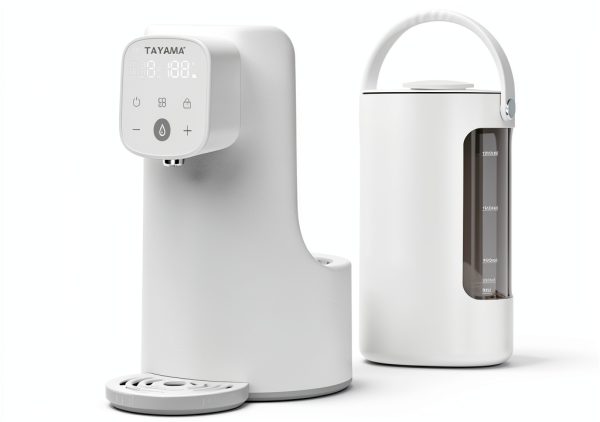 Hot Water Dispenser TAYAMA DWG-200W White 2L Borosilicate Glass-3