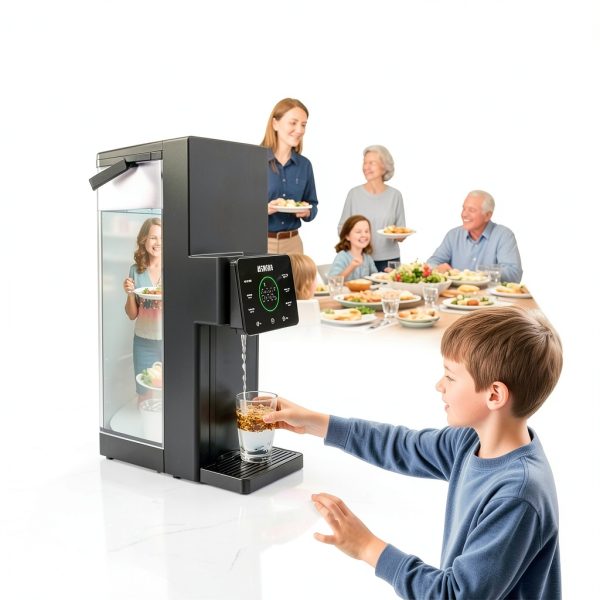 Aesthetern 1800W Instant Hot Water Dispenser Black 3L Countertop-2