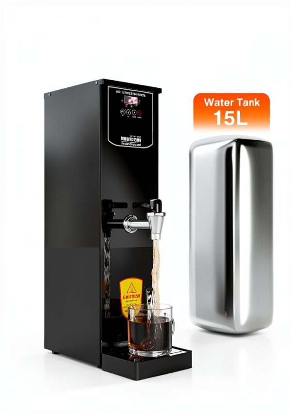 Commercial Hot Water Dispenser WantJoin Black 15.9 Quarts Digital-5