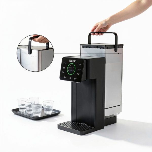 Aesthetern 1800W Instant Hot Water Dispenser Black 3L Countertop-6