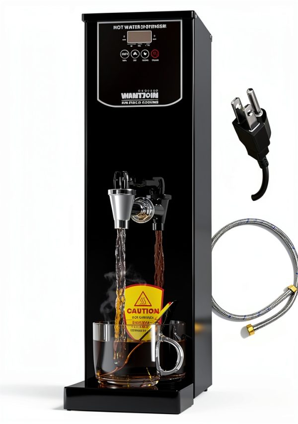 Commercial Hot Water Dispenser WantJoin Black 15.9 Quarts Digital-0