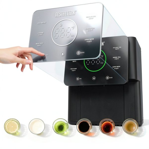 Aesthetern 1800W Instant Hot Water Dispenser Black 3L Countertop-1