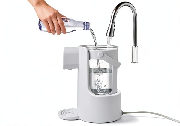 Hot Water Dispenser TAYAMA DWG-200W White 2L Borosilicate Glass-2