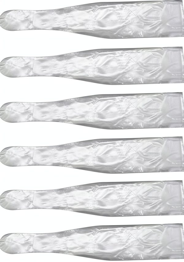Healifty Handle Cover Plastic Sleeves 500 Pack 9.84x2.0 Inches-2